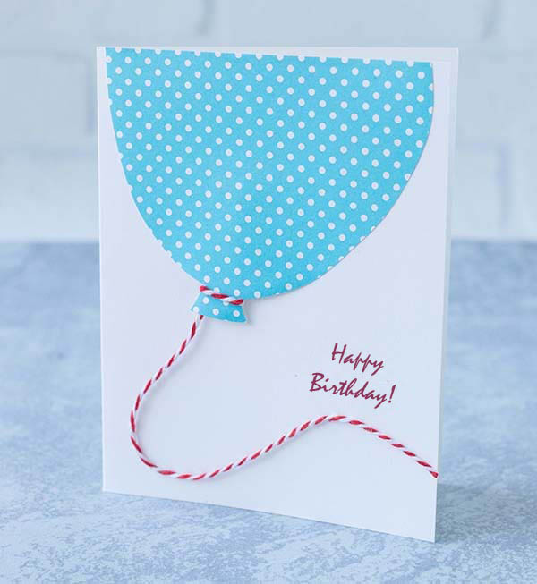 Greeting Card with a Balloon Greeting Card with a Balloon
