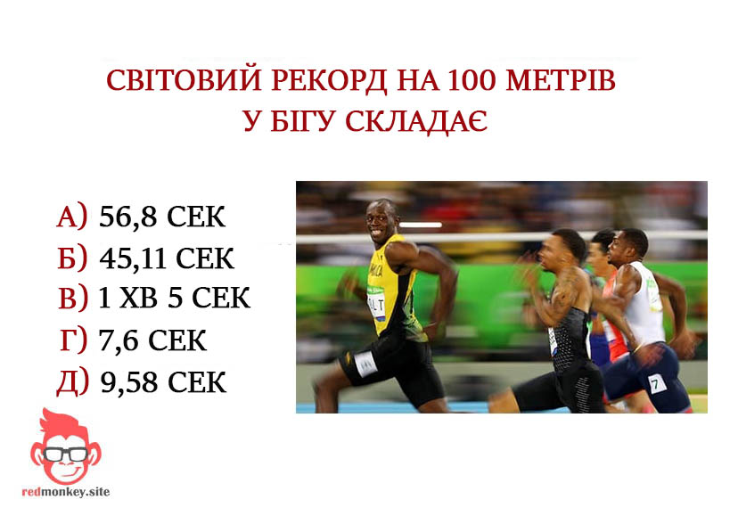 Світовий рекорд у бігу на 100 метрів