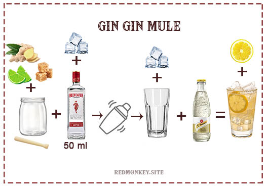 Cocktail recipe Gin Mule Cocktail recipe Gin Mule
